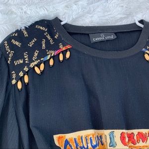 Carole Little Tops - Vintage French Oversized Slouchy Sweater Carole Little Tops - Vintage French Oversized Slouchy Sweater